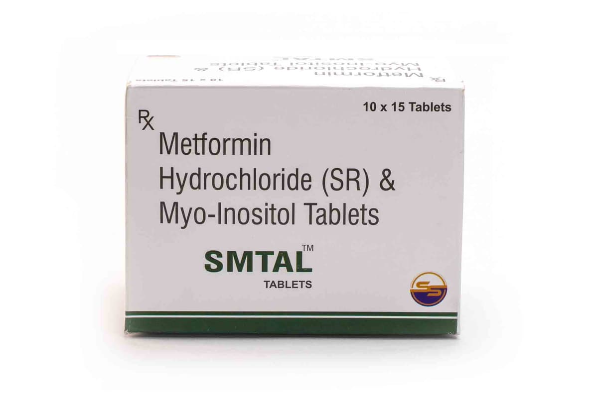 SMTAL TM — Metformin SR 500 mg + Myo‑Inositol 600 mg - Image 1