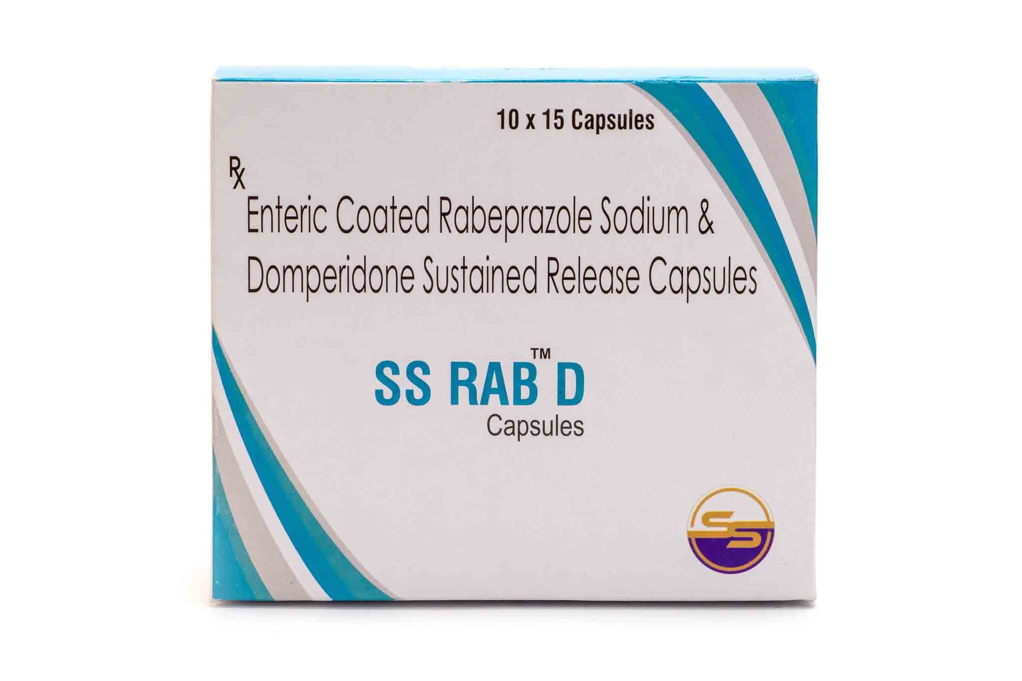 SS RAB D — Rabeprazole 20 mg + Domperidone 30 mg SR (Capsules)